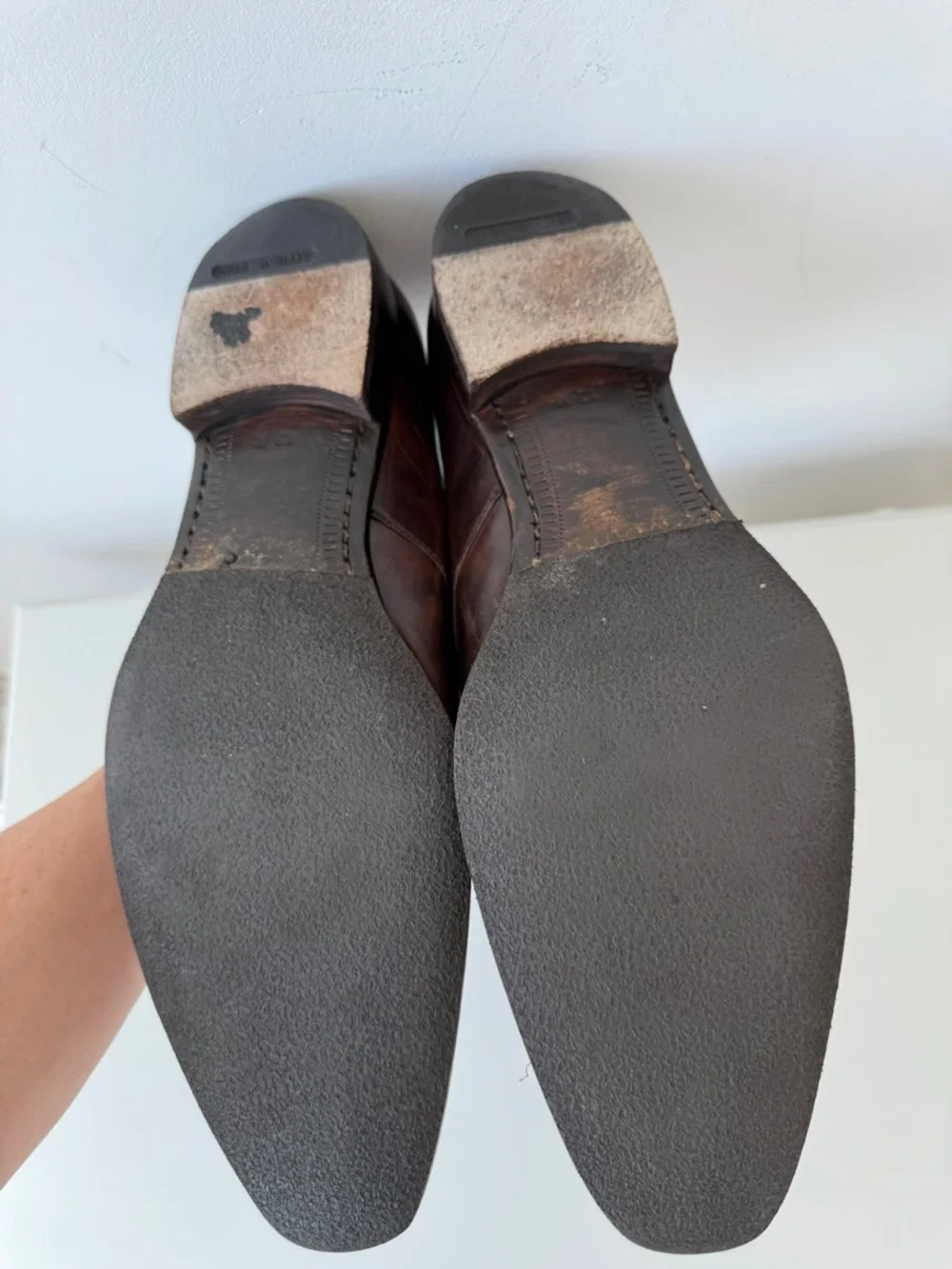 Gravati Dark Brown Single Monk Strap Leather Dress Shoe Size 12 Excellent Cdtn
